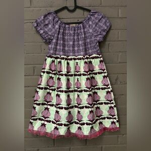 Minerva mixed print full dress  8 ( runs large )